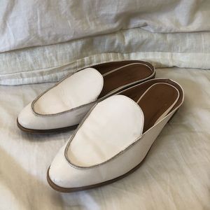 Adorable White Mules